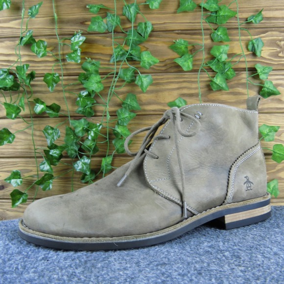 Original Penguin Merle Mens 10.5M Chukka Ankle Boots Casual Dress Lace Up Shoes - Picture 1 of 8